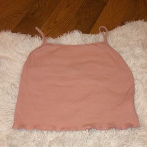 blush pink crop top